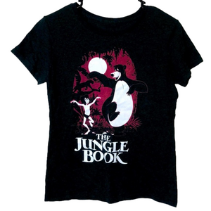 DISNEY Charcoal Gray Jungle Book T-Shirt